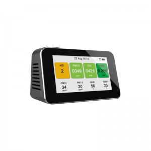 Тестер за качество на въздуха портативен лазерен детектор PM2.5 Smart Monitor за автомобил за домашен офис