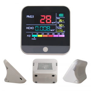 Интелигентен детектор за качество на въздуха PM2.5 газов монитор с лазерен сензор Високочувствителен детектор за въздух