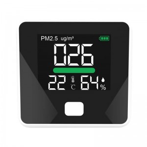 Преносим анализатор на измервателния уред PM2.5 Портативен детектор Детектор за температура на газ Тестер за качество на въздуха Монитор анализатор Влажност